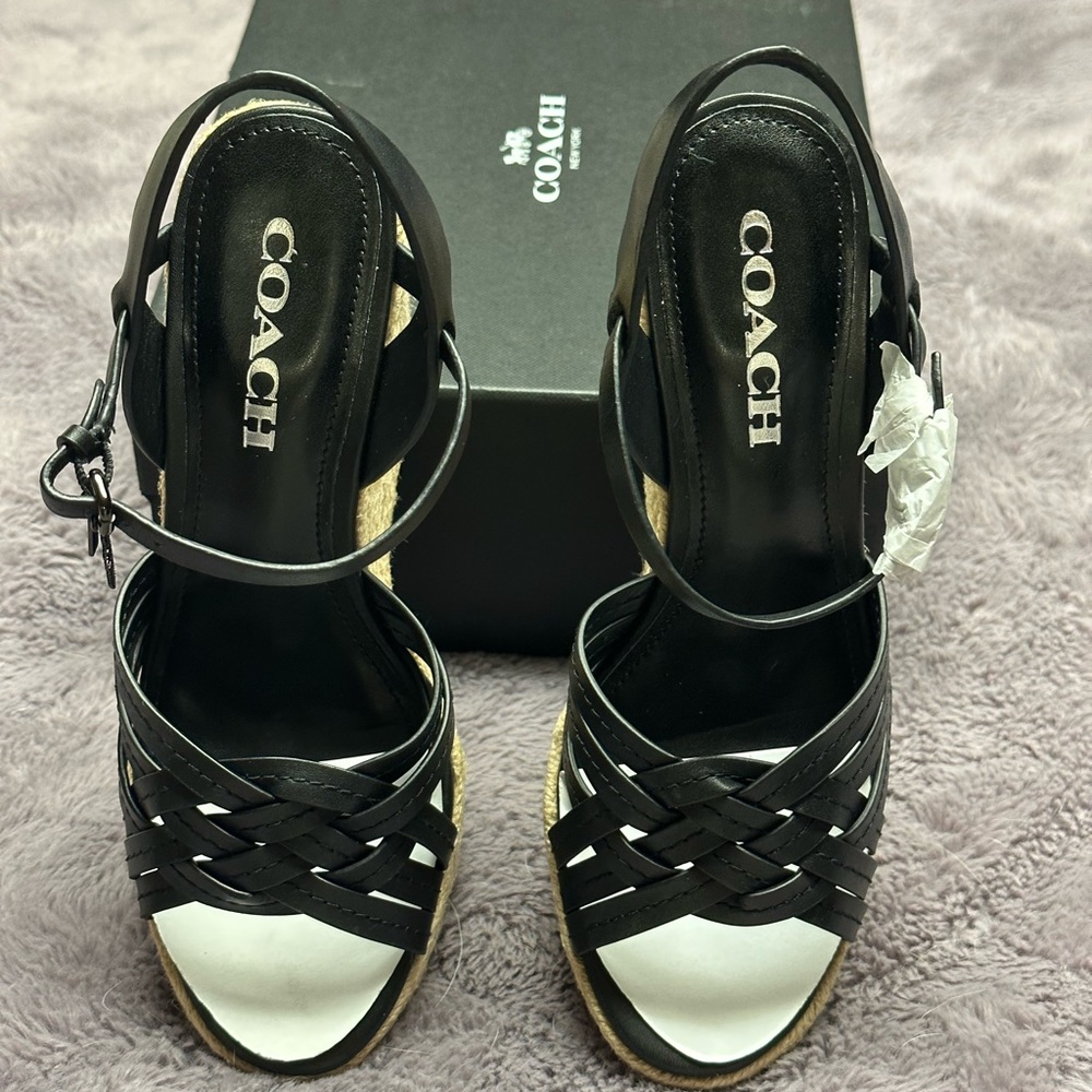 Coach Wedge Sandals - BNIB - Picture 6 of 8